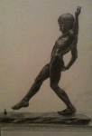 Statue from Tate Britain (pencil)